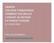 Accueillir l'enfant qui revient du Parent Toxique Accueillir l'enfant qui revient du Parent Toxique
