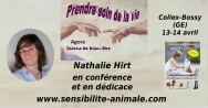 Conférence Vies passées Animaux -Nathalie Hirt -Genève Conférence Vies passées Animaux -Nathalie Hirt -Genève