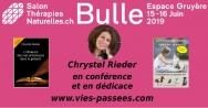 Conférence Vies antérieures - Chrystel Rieder - Bulle Conférence Vies antérieures - Chrystel Rieder - Bulle