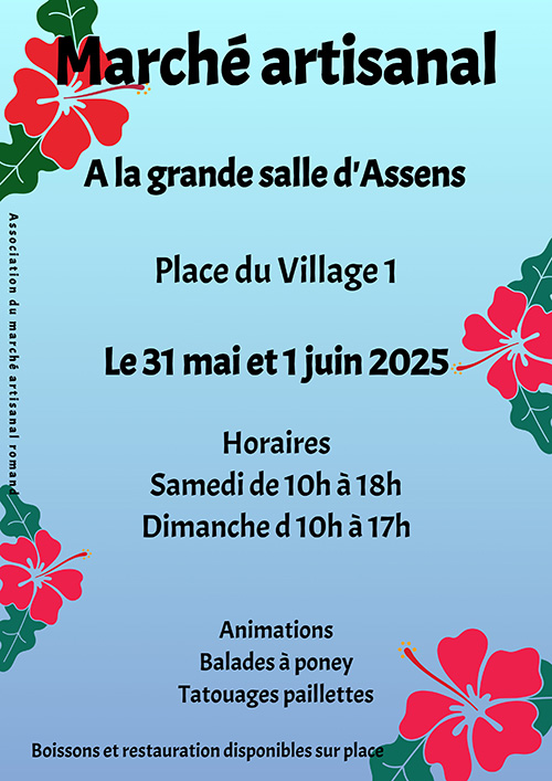 Marché artisanal Romand Assens
