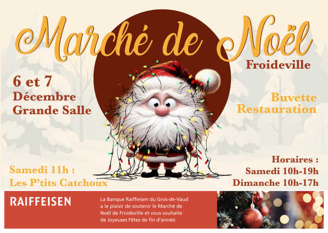 Expo-vente au Marché de Noël à Froideville